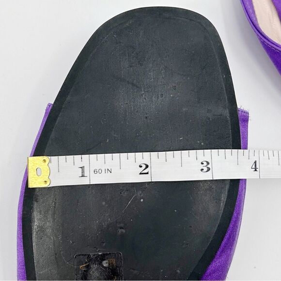 N°21 Purple Sandal Slide Crystal Accent Slippers Size 11 - Picture 10 of 12